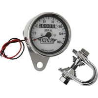 (image for) Mini Speedometer 2:1 ratio w/ white face