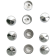 (image for) 5/16" Hex Bolt/Nut Cover, Chrome