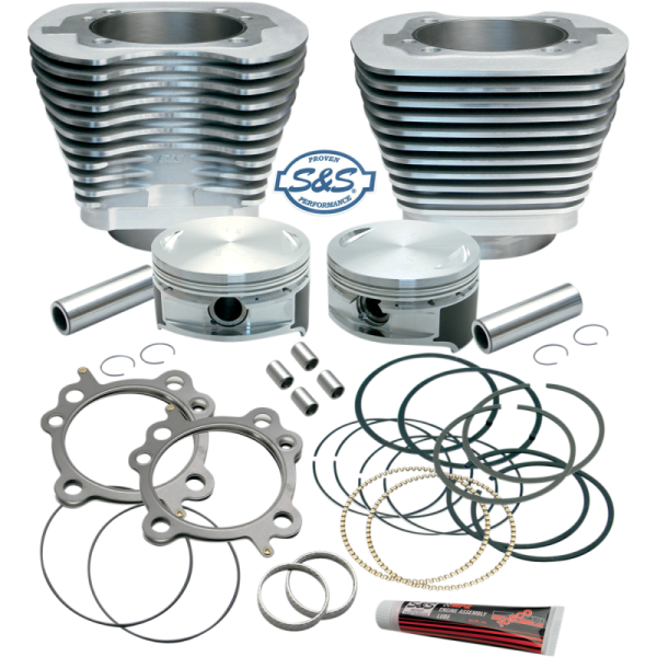(image for) S&S CYCLE Cylinder/Piston Kit Silver