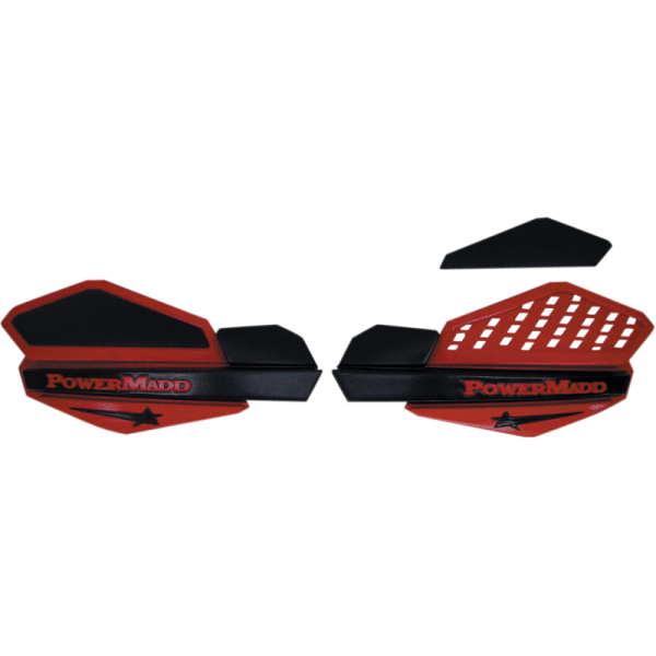 (image for) POWERMADD/COBRA Star Series Handguards - Red/black