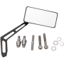 (image for) Black Anodized Rectangular Mirror, Left