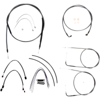 (image for) Black Pearl Designer DOT Handlebar Installation Kit, 10" Apes