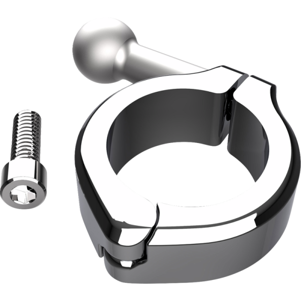 (image for) CIRO LLC Gen 2 Aluminum Clamp Kit, 1 1/8" to 1 1/4" Bars, Chrome