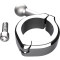 (image for) Gen 2 Aluminum Clamp Kit, 1 1/8" to 1 1/4" Bars, Chrome