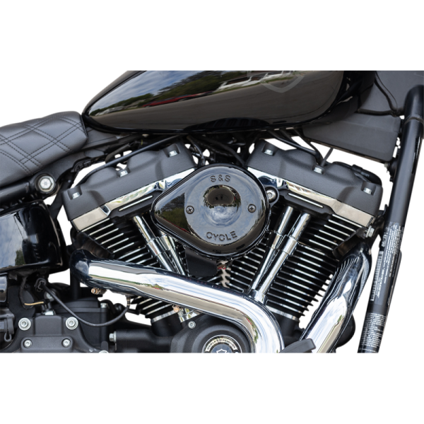 (image for) S&S CYCLE Mini Teardrop Stealth Air Cleaner Kit - Gloss Black