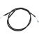 (image for) LA Choppers Midnight Braided Clutch Cable for 18-24 Softail w/o ABS (12-14in.)