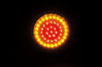 (image for) 2.25" Chrome LED Circle - Amber