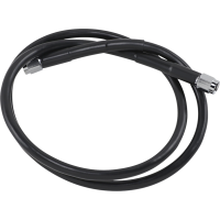 (image for) Black Vinyl-Coated Stainless Steel Brake Line 38"