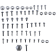(image for) Body Work Fastener Kit - KTM 300 EXC/MXC/XC/XC-W 04-16
