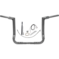 (image for) Fat Baggers Flat Top EZ Install Handlebar 14" Chrome
