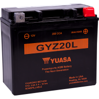 (image for) Yuasa High-Performance Factory-Activated AGM Maintenance-Free Battery 2113-0282