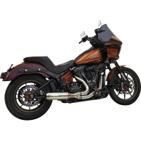 (image for) Bassani 2-Into-1 System w/ Super Biker Muffler - Stainless Steel