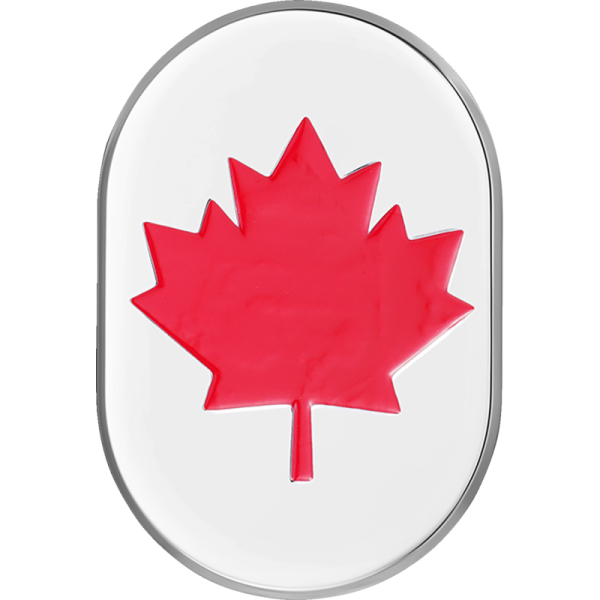 (image for) FIGURATI DESIGNS Antenna Cover Left Rear Polished Maple Leaf