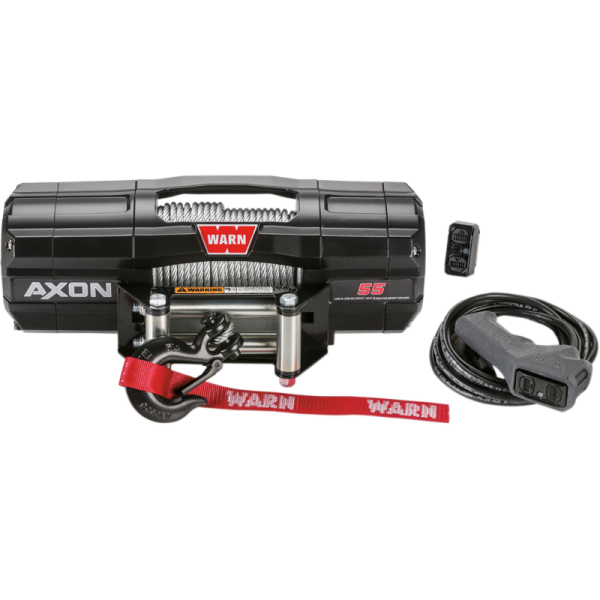 (image for) WARN AXON 55 winch with 50' x 1/4" wire rope