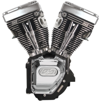 (image for) T124LC Engine, Wrinkle Black/Chrome