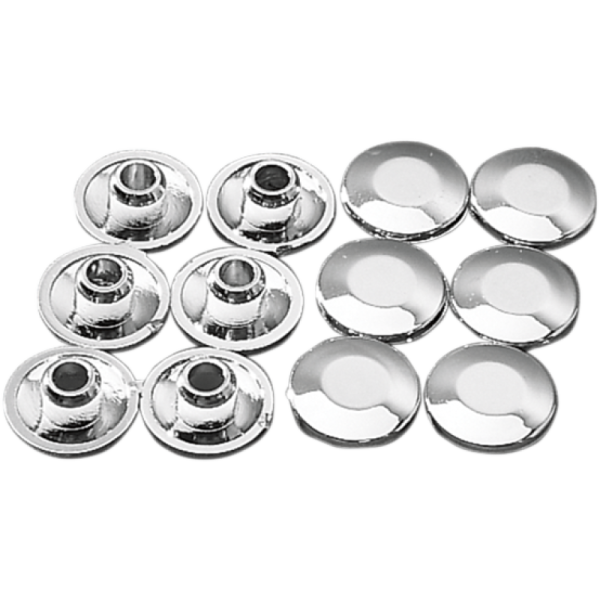 Drag Specialties Chrome Plugs for Handlebar Clamps