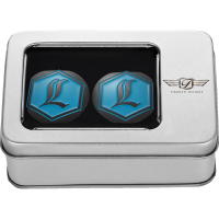 (image for) Swingarm Pivot Cover - Black w/ Legends Suspensions logo