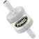 (image for) 5/16" aluminum machined satin-finish fuel filter