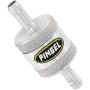 (image for) Pingel 5/16" aluminum machined satin-finish fuel filter