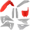 (image for) Acerbis Replacement Plastic Full Kit - Red/gray
