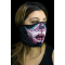 (image for) Neoprene Half Mask - Sugar skull (reversible to purple)