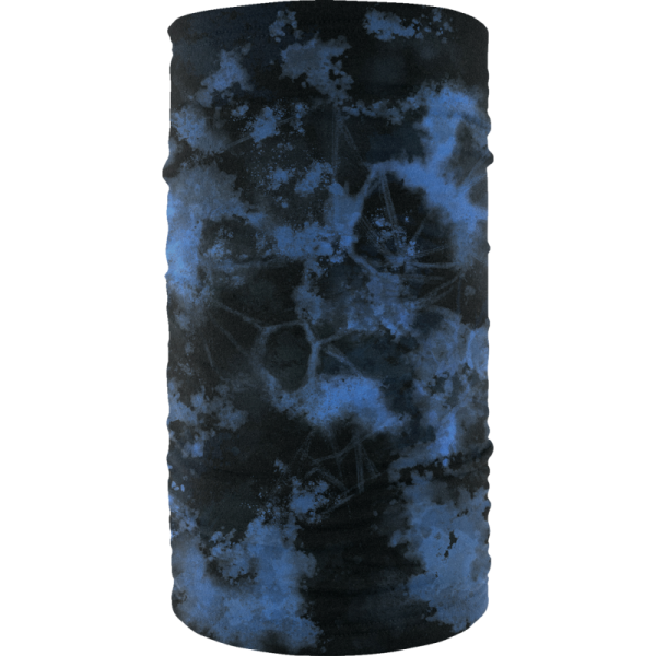 (image for) Zan Headgear Fleece-Lined Motley Tube - Black & blue