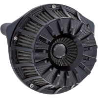 (image for) Arlen Ness Inverted Series Air Cleaner Kit - 15-Spoke, black anodized