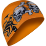 (image for) SportFlex Beanie - Orange tribal skull