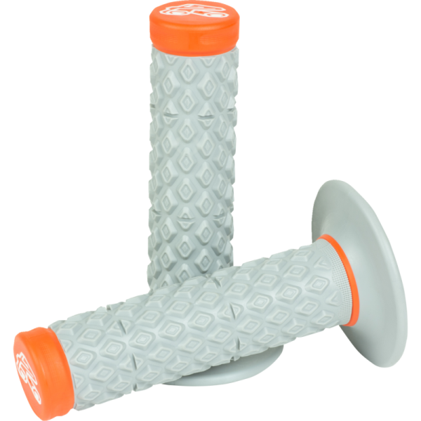 (image for) Renthal Comfort Pattern Dual Compound Grips - Orange