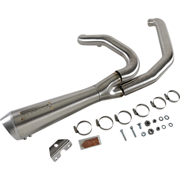 (image for) BASSANI XHAUST Short Road Rage 2-into-1 Exhaust System Stainless Steel