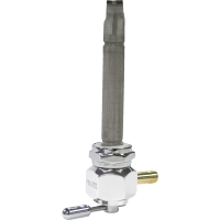 (image for) Fuel Valve 180° Inward - Smooth Aluminum