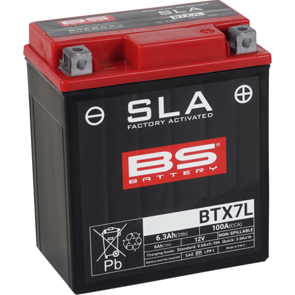 (image for) BS Battery SLA AGM Battery for Kawasaki KLX250S/SF 06-20