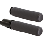 (image for) Arlen Ness Knurled Grips - Black Anodized