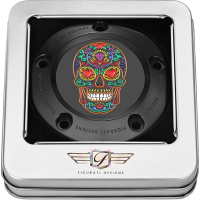 (image for) Timing Cover Black w/ sugar skull