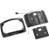 (image for) Curved License Plate Frame Kit With LED Plate Light - Black