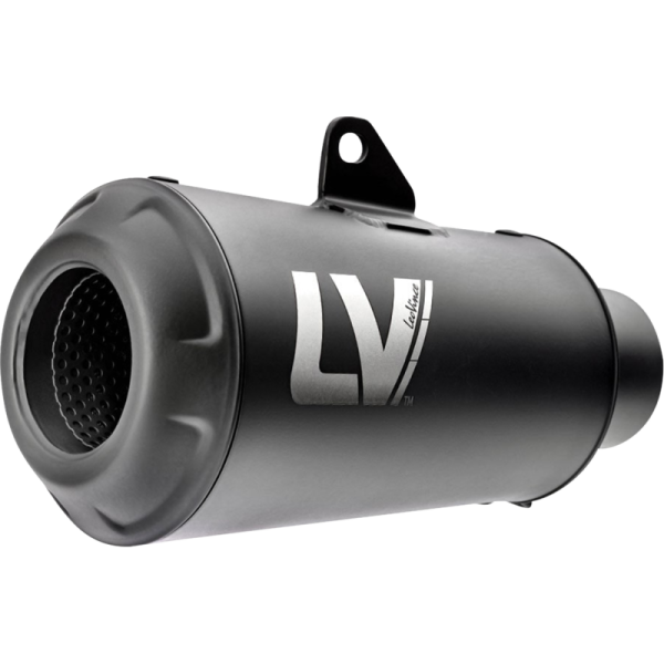 (image for) LeoVince LV-10 Full Black Stainless Steel Slip-On Exhaust