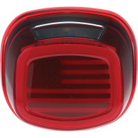 (image for) Tracer US Flag Taillight w/ Window Red
