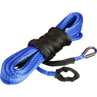 (image for) KFI Blue Winch Rope Extension - 1/4" x 50'