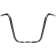(image for) Drag Specialties 1 1/4" Buffalo Touring Handlebars - Chrome - 16" Ape Hanger