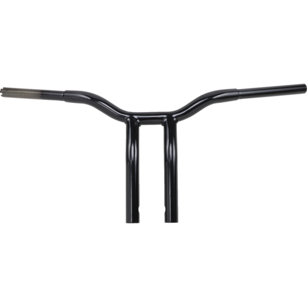 (image for) LA Choppers Kage Fighter T-Bar Pullback Riser Gloss Black 12"