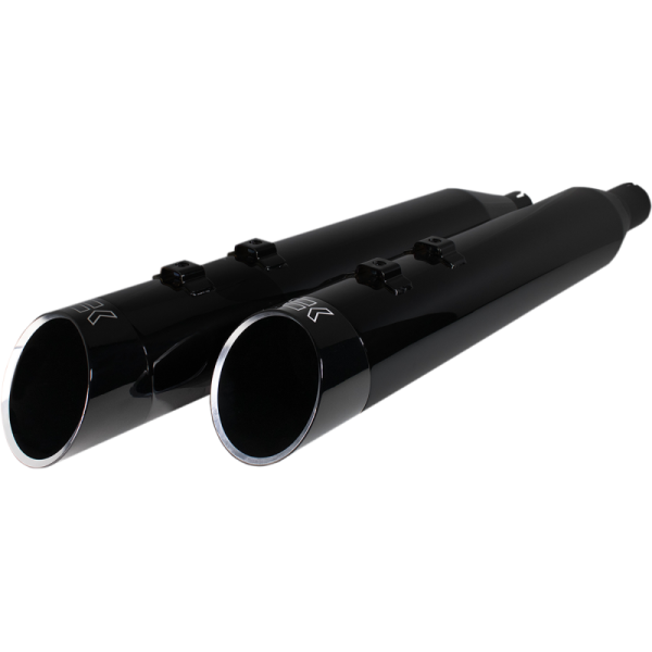(image for) Khrome Werks Obsidian Mufflers w/ Obsidian Edge Tip