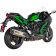 (image for) Akrapovič Single Titanium Muffler w/ Carbon End Cap for Kawasaki Ninja H2 SX 21-25