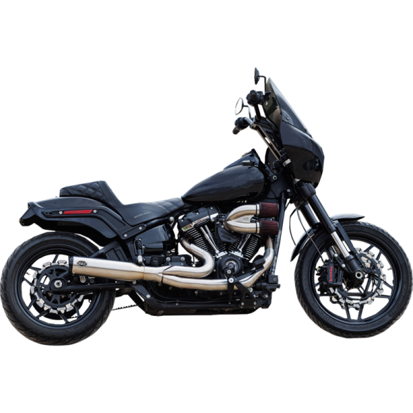 (image for) S&S CYCLE Qualifier 2-Into-1 Exhaust System - Brushed Stainless