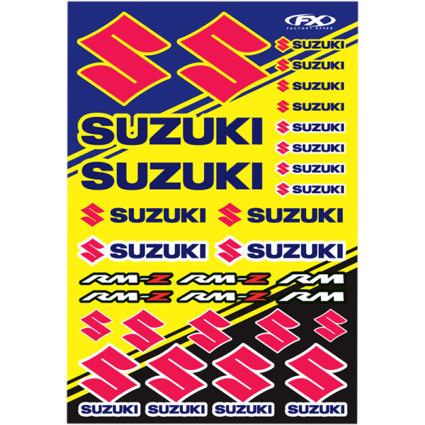 (image for) FACTORY EFFEX Suzuki RM-Z OEM Sticker Sheet