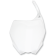 (image for) Front Number Plate - White