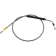 (image for) LA Choppers Clutch Cable/Line, Stainless Braided, 15"-17" Handlebars