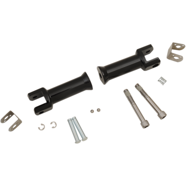 (image for) Drag Specialties Passenger Footpeg Mount Kit Gloss Black
