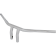 (image for) Chrome Drag T-bar Notched Burly Bar