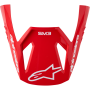 (image for) Alpinestars S-M3 Radium Visor - Red/White