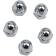 (image for) Chrome Acorn Nut 1/2"-20 (5 pk.)